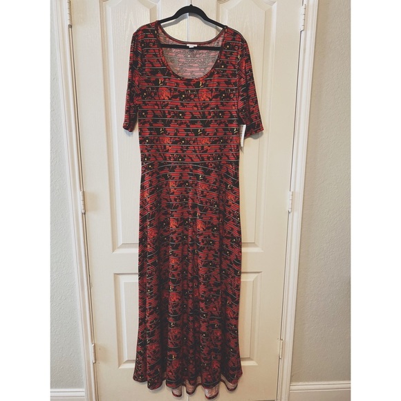 LuLaRoe woman’s Ana maxi dress size 3XL floral - Picture 1 of 11